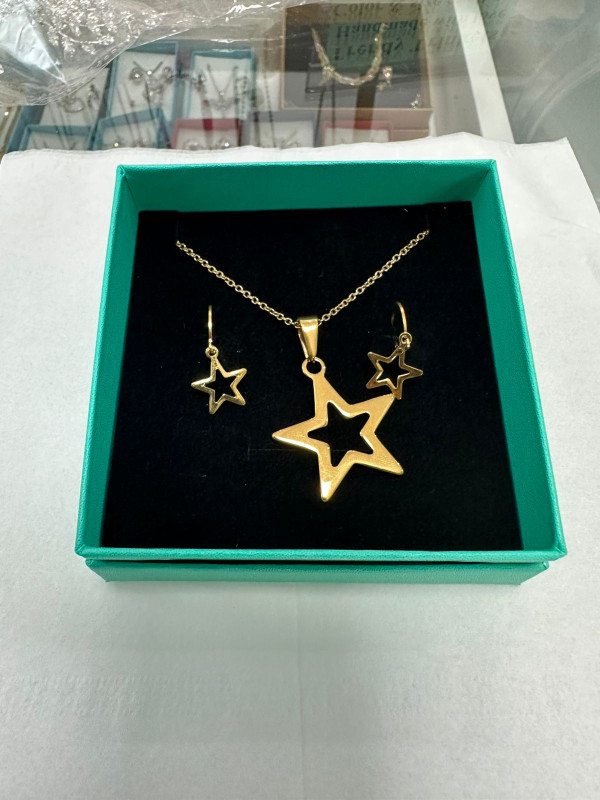 Hand made Stainless steel women's Set Star