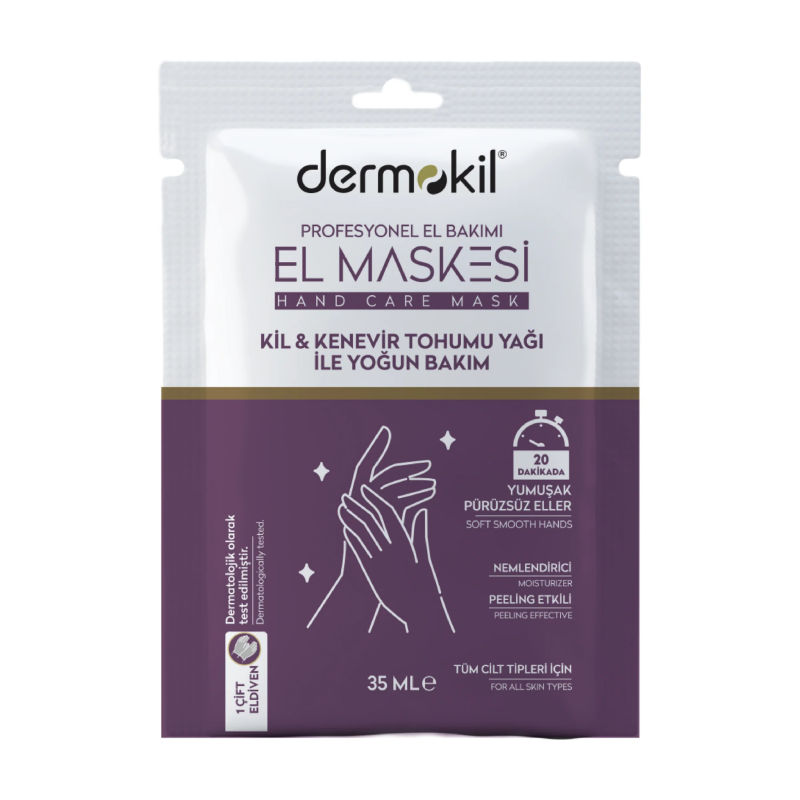 Dermokil Intensive Hand Care Mask – Clay & Hemp Seed Oil