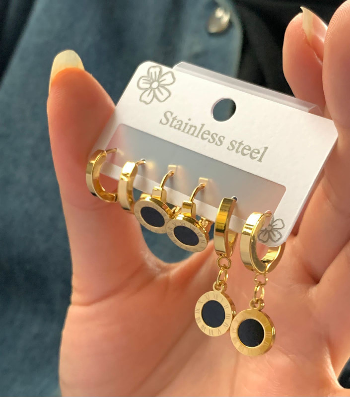 Stainless steel earrings